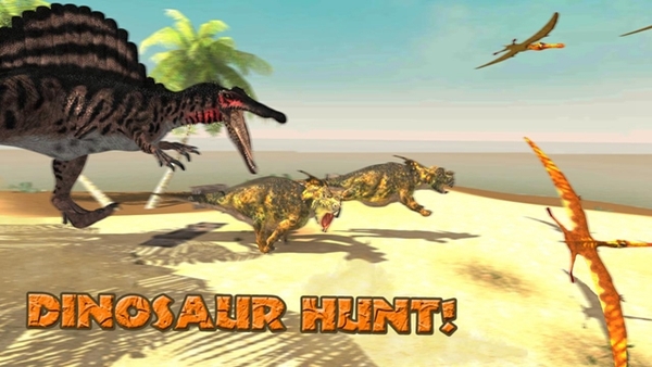 饥饿的侏罗纪恐龙狩猎图片1